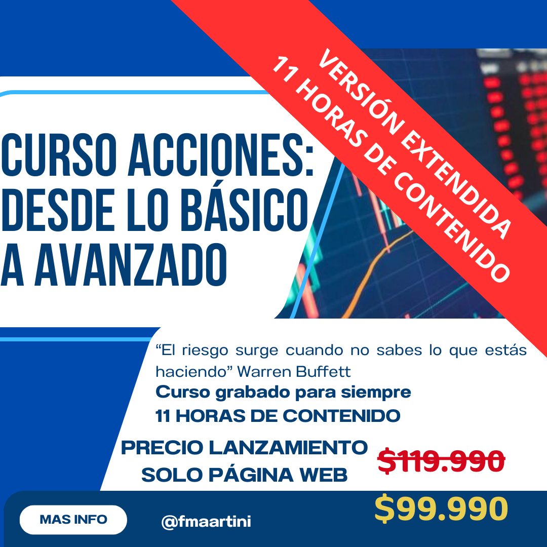 Curso acciones avanzado: 11 horas de contenido