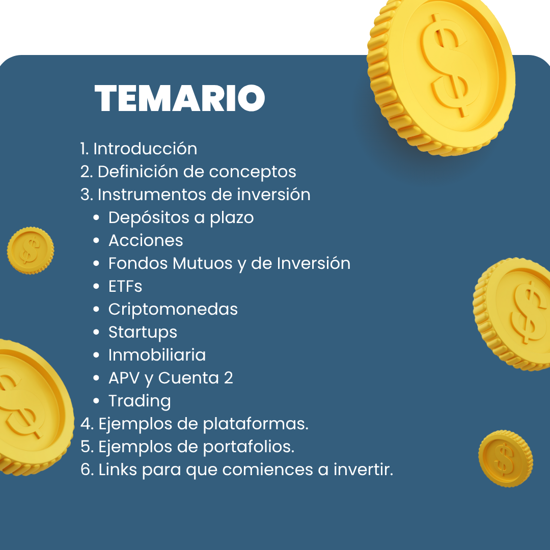 Curso de todos los tipos de inversión